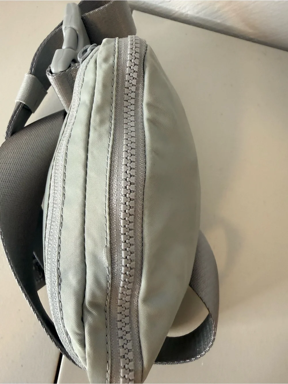 Lululemon Mini Belt Bag Light Gray Crossbody Fanny Pack